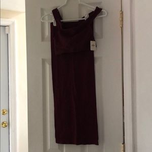 Free People 2 piece shirt & skirt